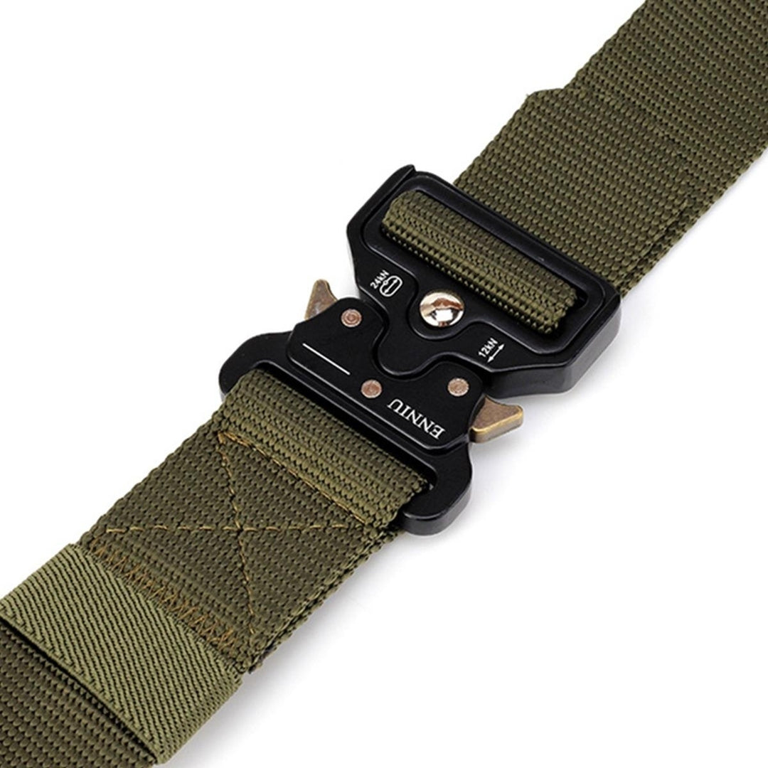 Survival Military Nylon Belts For Men Tactical Belt Waist Strap Emergency EDC Gadget Image 4