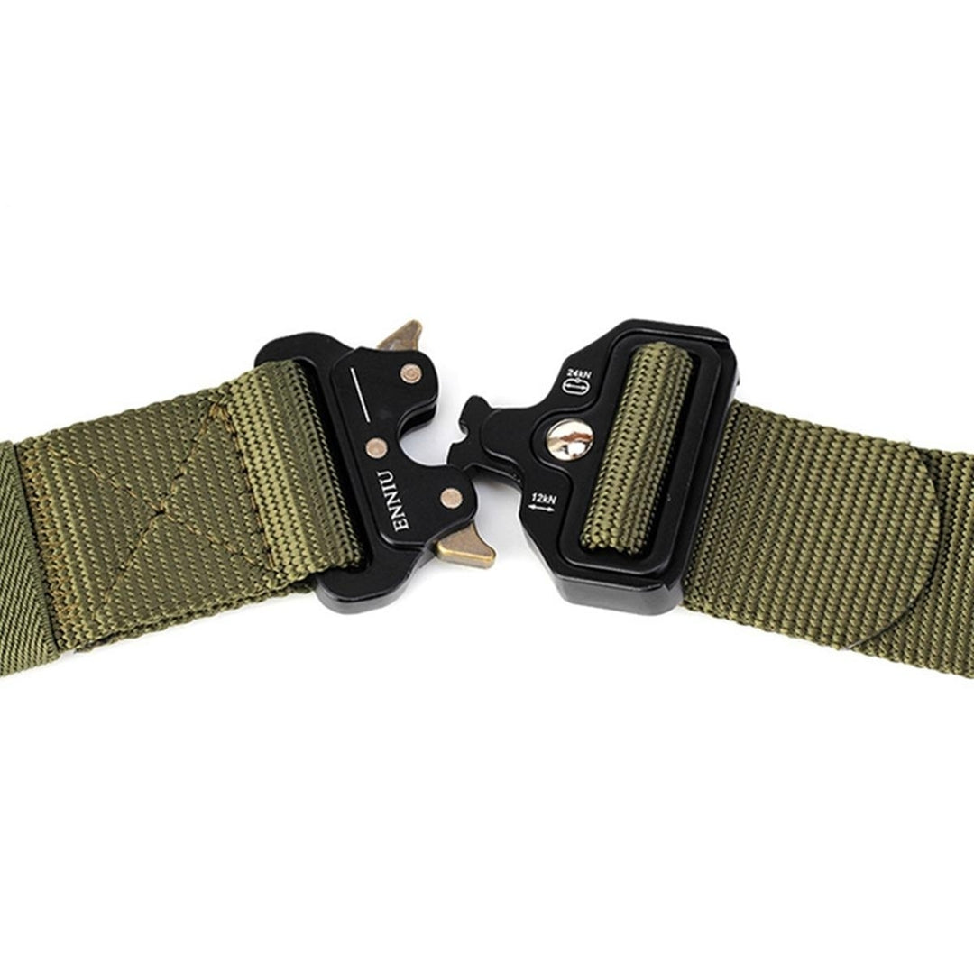 Survival Military Nylon Belts For Men Tactical Belt Waist Strap Emergency EDC Gadget Image 6