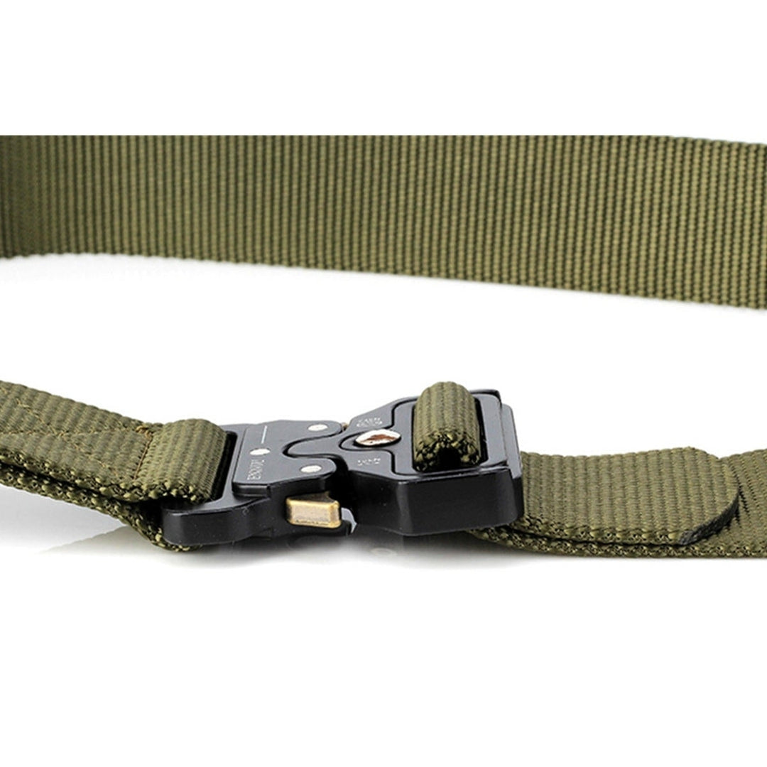 Survival Military Nylon Belts For Men Tactical Belt Waist Strap Emergency EDC Gadget Image 7