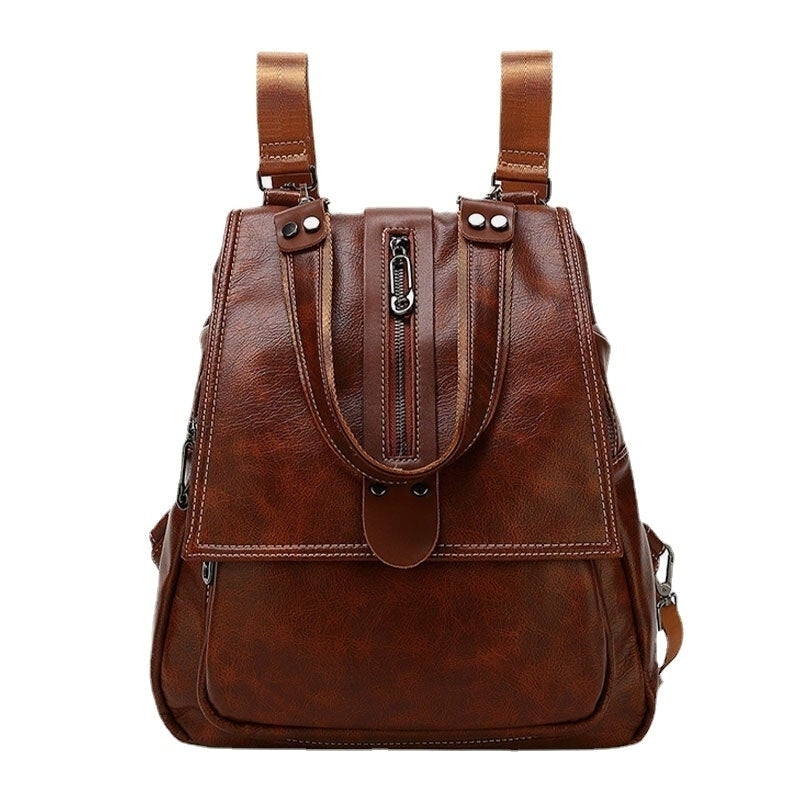 Women Multifunctional Multi-pockets Backpack Large Capacity Waterproof Shoulder Bag Handbag Image 1