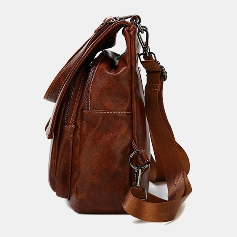 Women Multifunctional Multi-pockets Backpack Large Capacity Waterproof Shoulder Bag Handbag Image 2