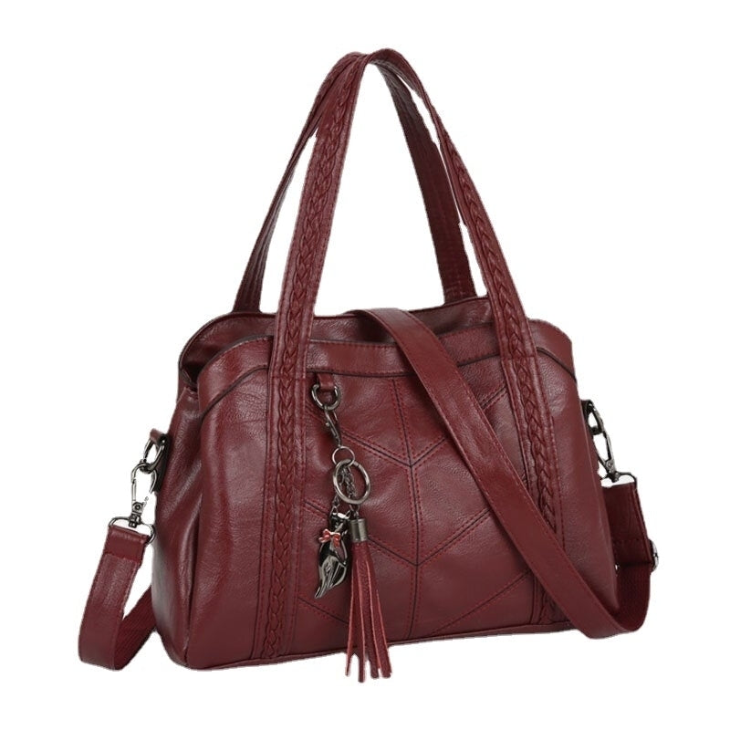 Women Multiple-pockets Compartments Crossbody Large Capacity Tote Shoulder Bag Handbag Image 1