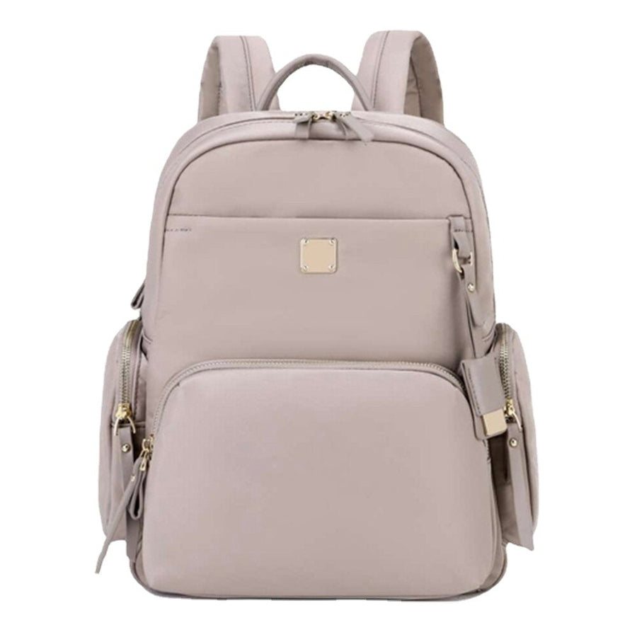 Women Oxford Large Capacity Multi-pocket Backpack Casual 13.3/14 Inch Laptop Bag Image 1