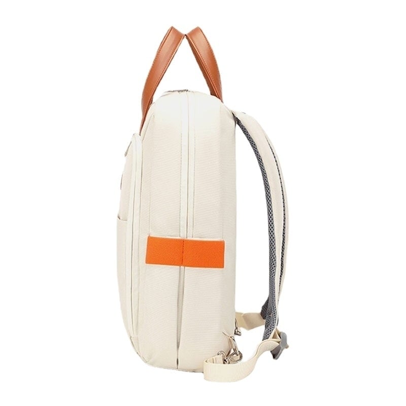 Women Oxford Multi-pocket Hidden Shoulder Strap Design Backpack Waterproof Wear-resistant 14 Inch Laptop Bag Image 2