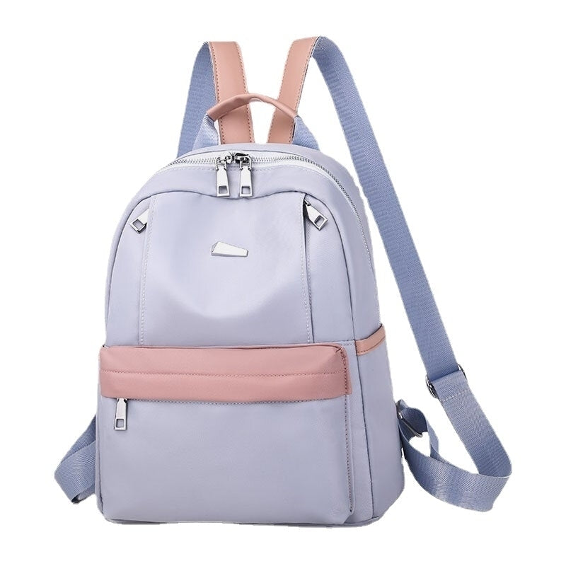Women Patchwork School Bag Laptop Backpack Rucksack Daypack Image 1