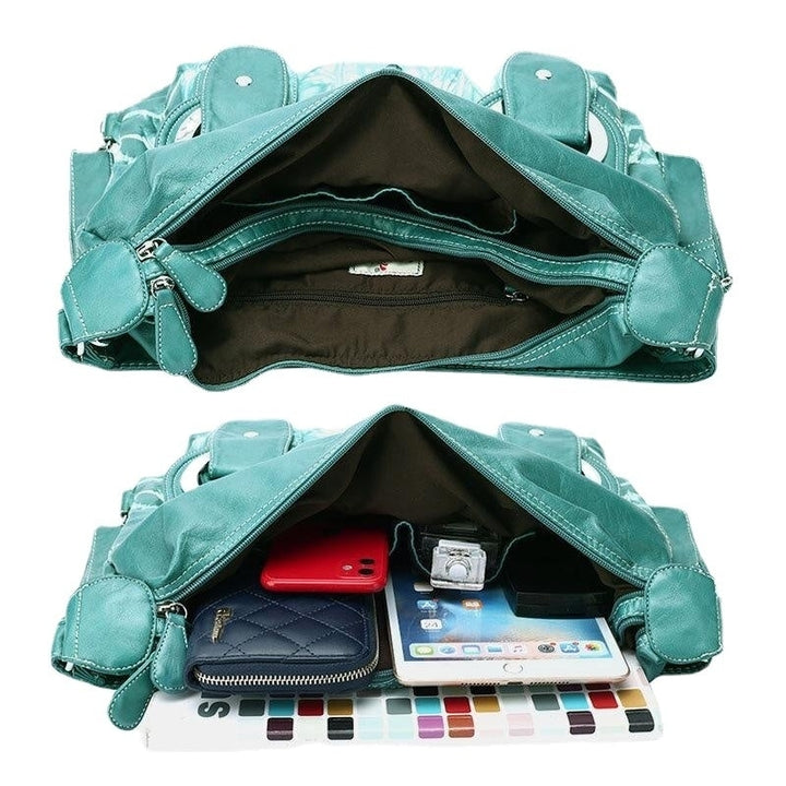 Women Multi-carry Waterproof Large Capacity Crossbody Bag Shoulder Handbag Backpack Image 4