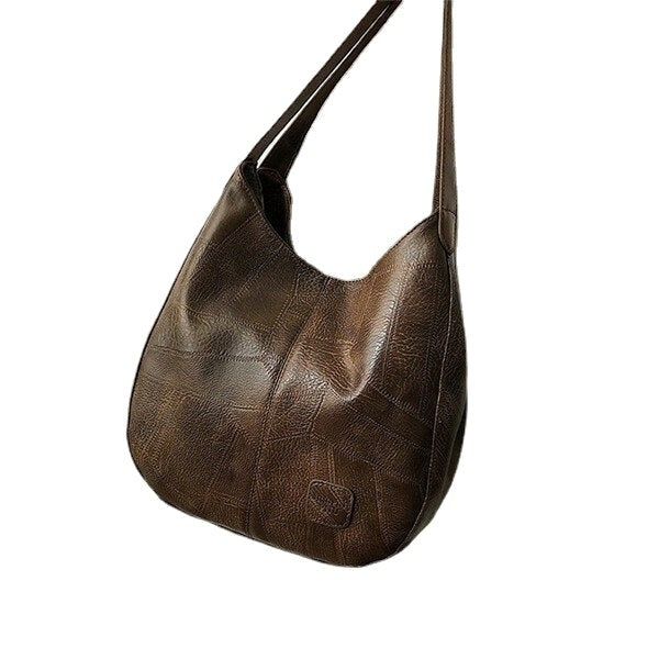 Women Multi-layer Casual Shoulder Bag Quilt Solid Handbag Image 7