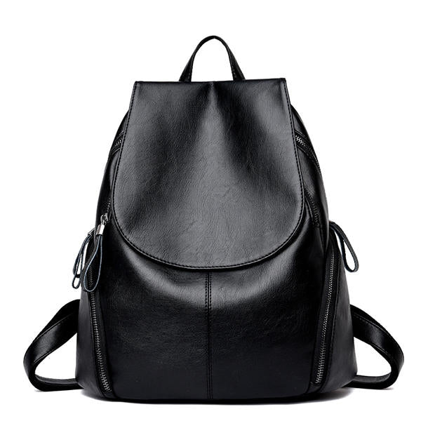 Women PU High-capacity Short-haul Travel Bag Portable Backpack Image 2