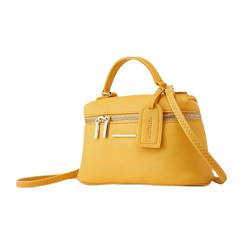 Women PU Leather Large Capacity Casual Simple Shoulder Crossbody Bag Handbag Image 1