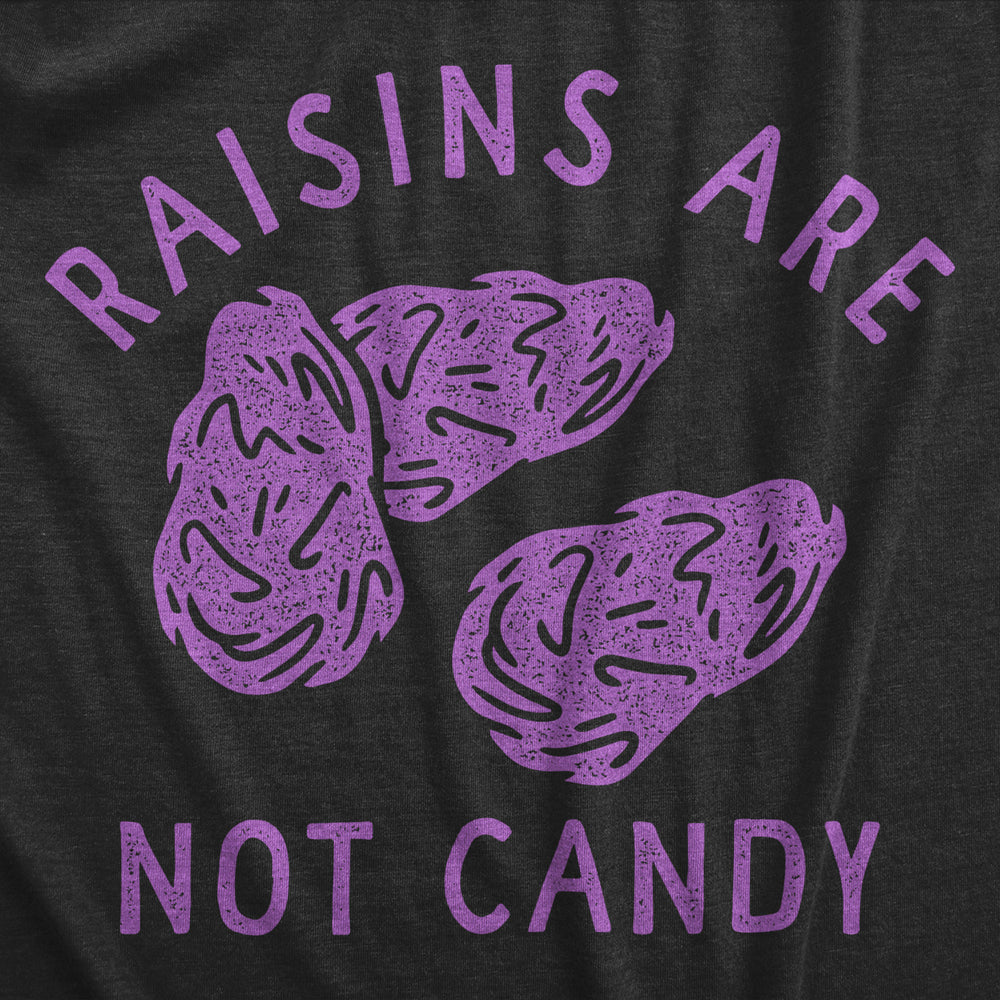 Raisins Are Not Candy Baby Bodysuit Funny Healthy Snack Joke Jumper For Infants Image 2