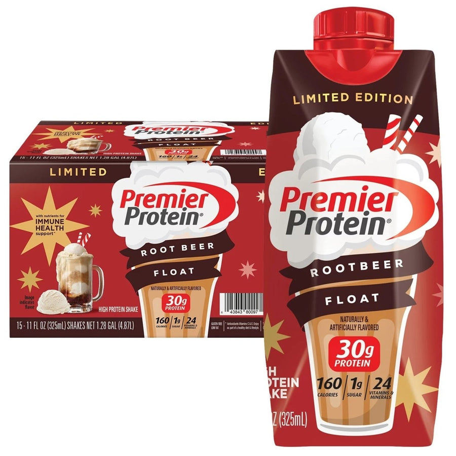 Premier Protein 30g Protein ShakeRoot Beer Float11 Fluid Ounce (15 Pack) Image 1