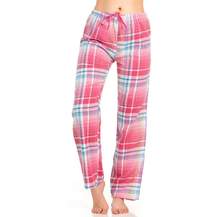 DARESAY Womens Flannel Pajama Pants Image 1