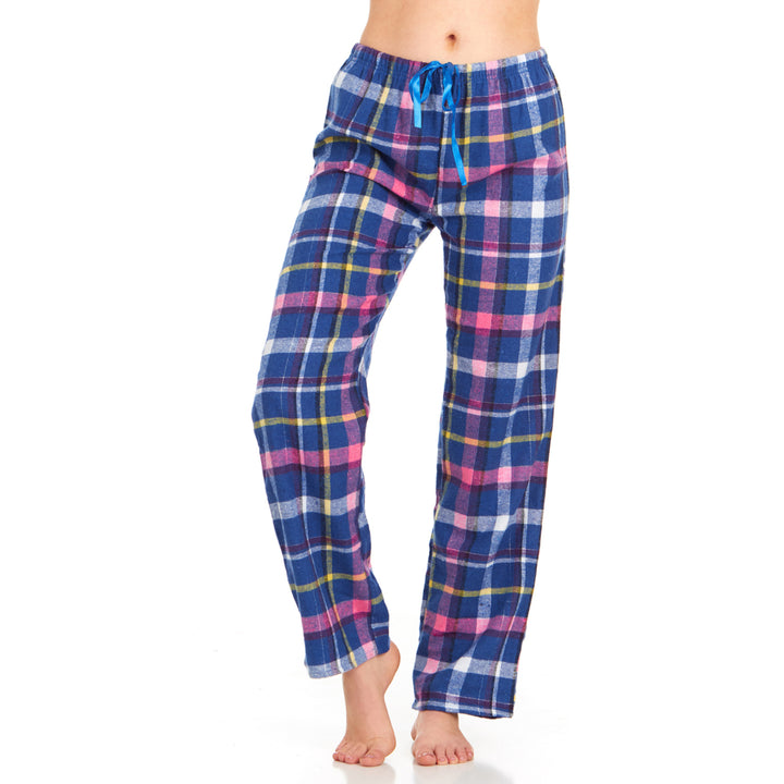 DARESAY Womens Flannel Pajama Pants Image 4