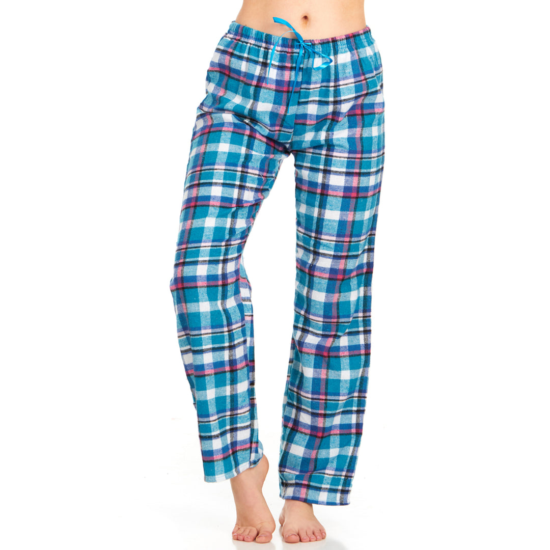 DARESAY Womens Flannel Pajama Pants Image 11