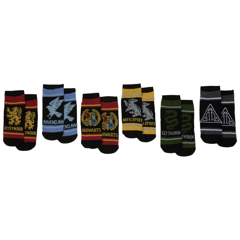 Harry Potter Icons Womens 6-Pair Pack of Low Cut Socks Image 2
