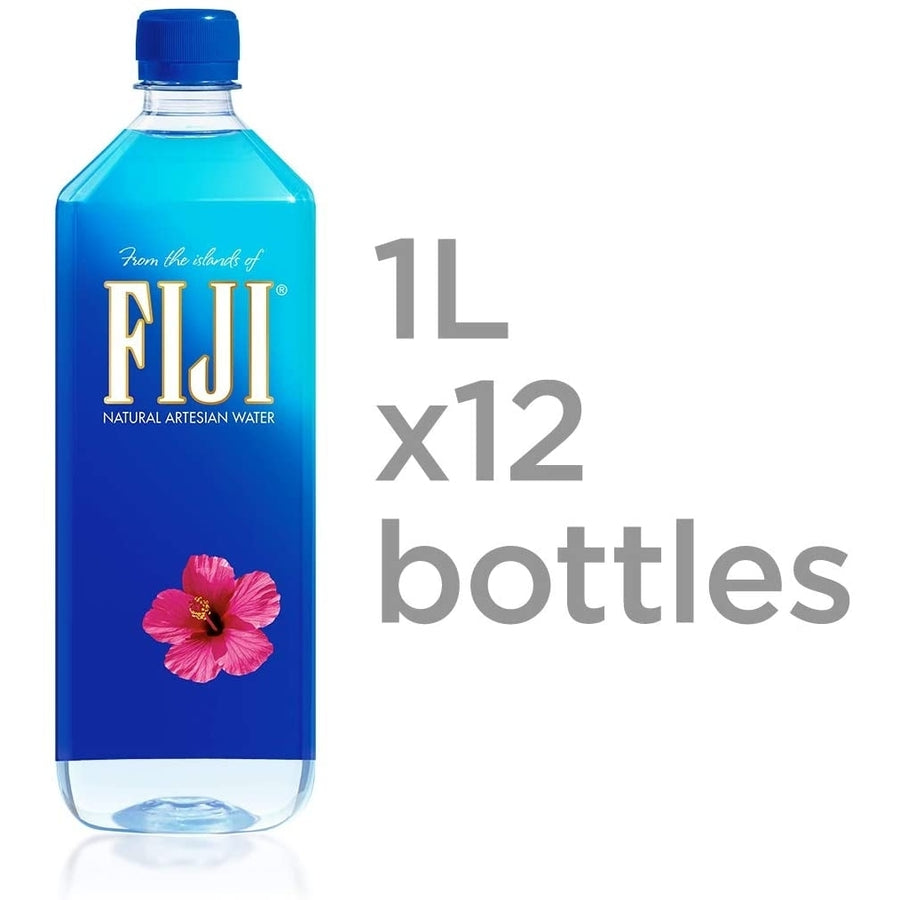 FIJI Natural Artesian Water33 Ounce BottlePack of 12 Image 1