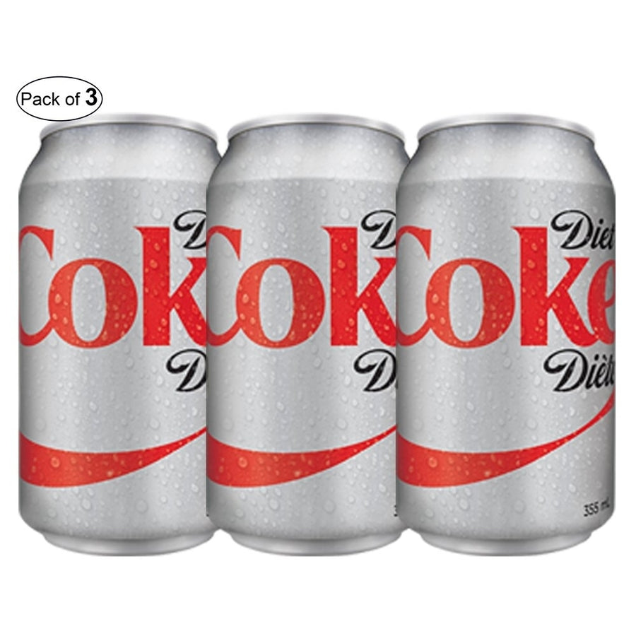Diet Coke- 355ml (Pack of 3) Image 1