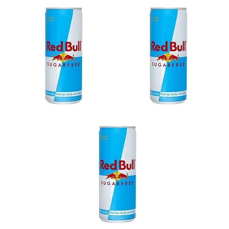 Red Bull Sugar free Can (Pack of 3) Image 1