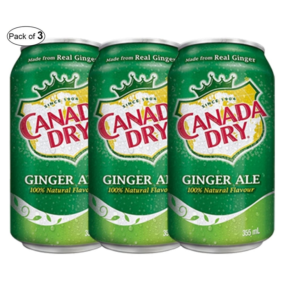 Canada Dry 355 ml - Ginger Ale (Pack of 3) Image 1