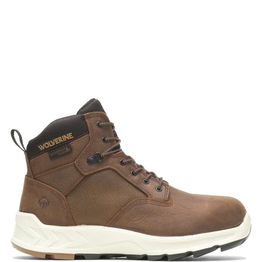 WOLVERINE Mens Shiftplus Work LX 6" Soft Toe Work Boot Brown - W200062 BROWN Image 1
