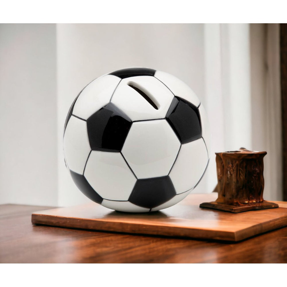 Ceramic Soccer Piggy BankHome DcorKids Room Dcor, Image 2