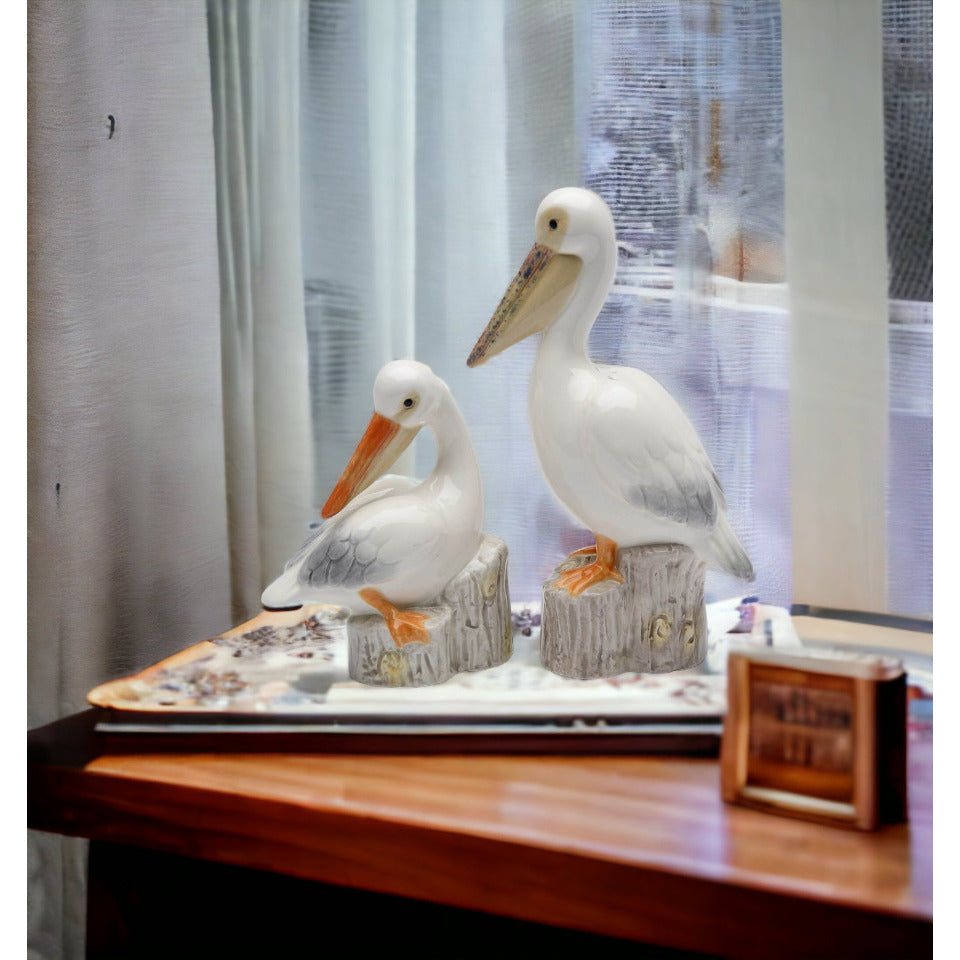 Ceramic Pelican Birds Salt and Pepper ShakersHome DcorKitchen Dcor, Image 2
