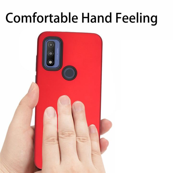 For Motorola Moto G Play 2023 Combo Shell Slim Rugged Case with Kickstand Swivel Heavy Duty Shockproof Cover Image 3
