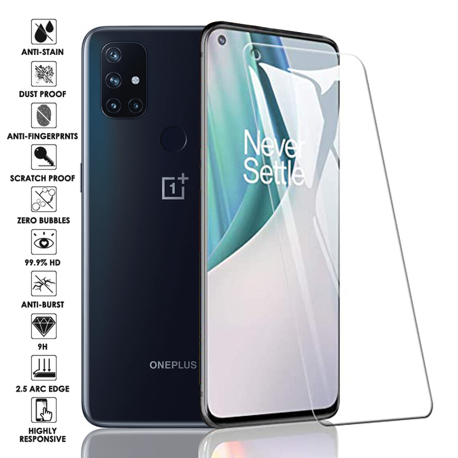 For OnePlus Nord N10 5G 3D-Touch Layer 2.5D Round Edge 9H Ultra-Clear Tempered Glass Screen Protector Image 1