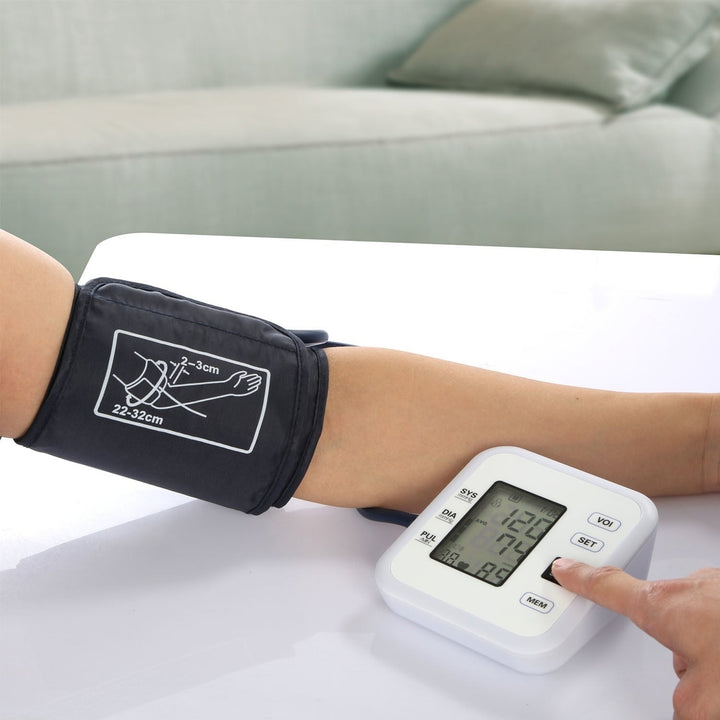 Arm Blood Pressure Monitor with Adjustable Cuff (8.7in-12.6in) Irregular Heartbeat Detector Image 4