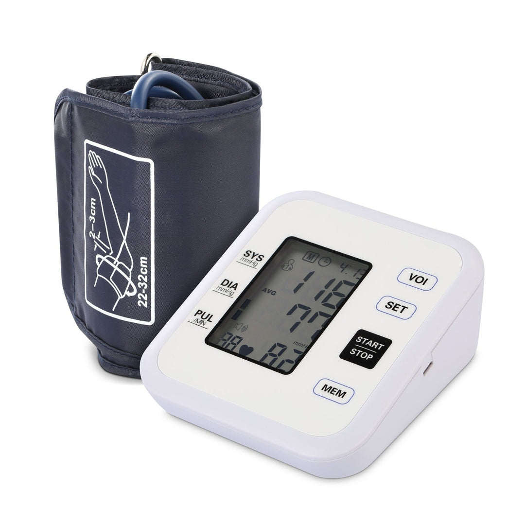 Arm Blood Pressure Monitor with Adjustable Cuff (8.7in-12.6in) Irregular Heartbeat Detector Image 12