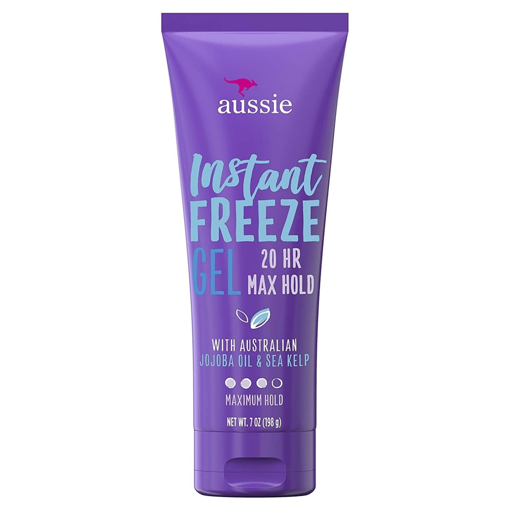 (Pack of 3) Aussie Instant Freeze Hair with Jojoba Oil and Sea Kelp Gel7.0 oz Image 2