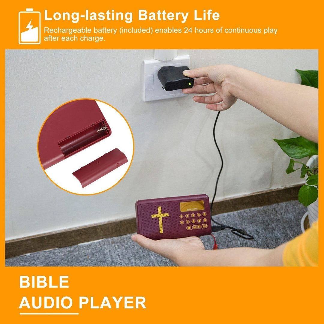 Talking Bible Audio Bible Player English King James Version Bible Reading Player Electronic Bible Talking Image 6