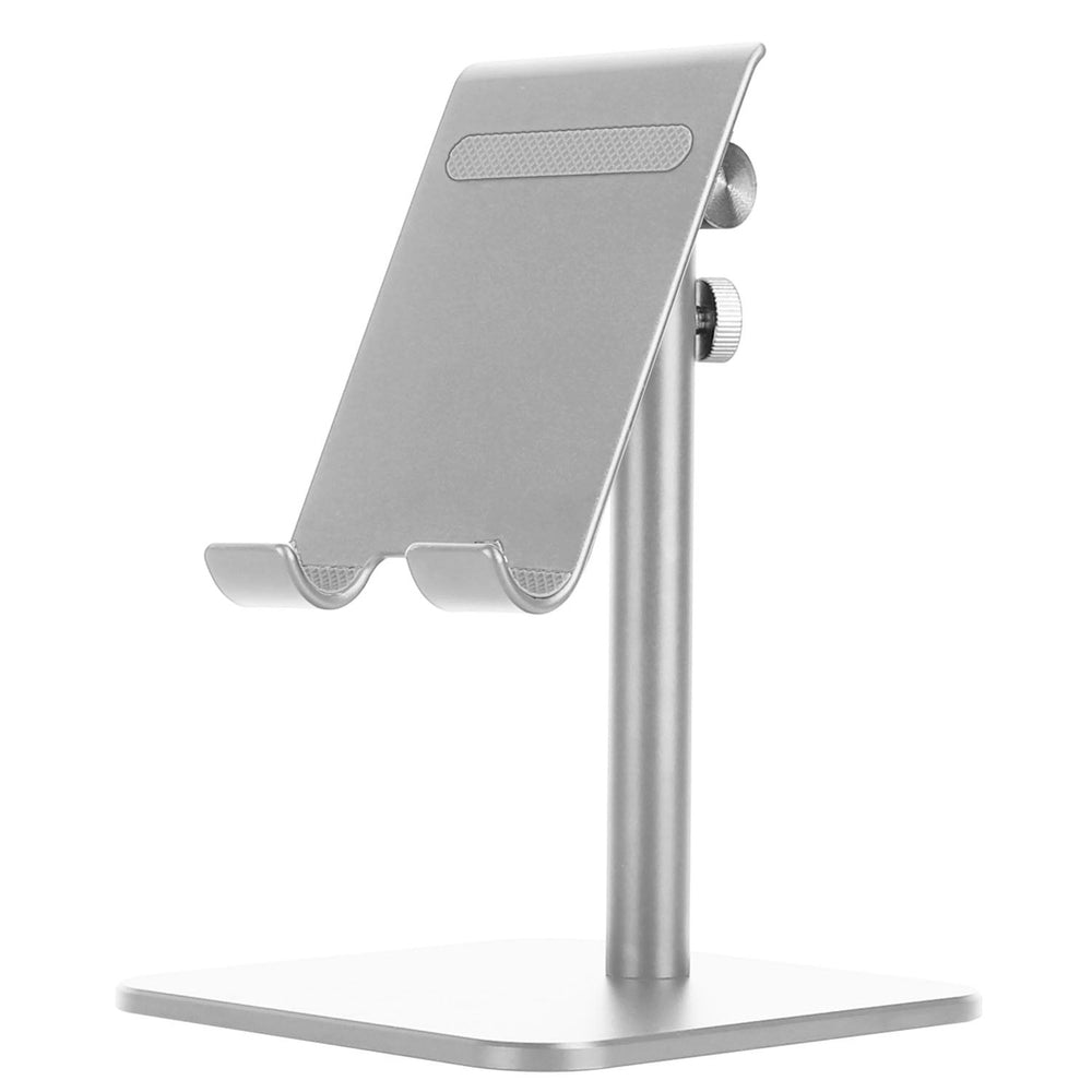 Adjustable Cell Phone Tablet Stand Desktop Holder Mount Bracket Dock Fit for iPad Kindle iPhone Aluminum Alloy Image 2