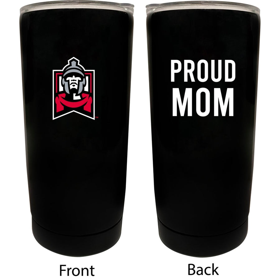 East Stroudsburg University NCAA Insulated Tumbler - 16oz Stainless Steel Travel Mug Proud Mom Design Black Image 1