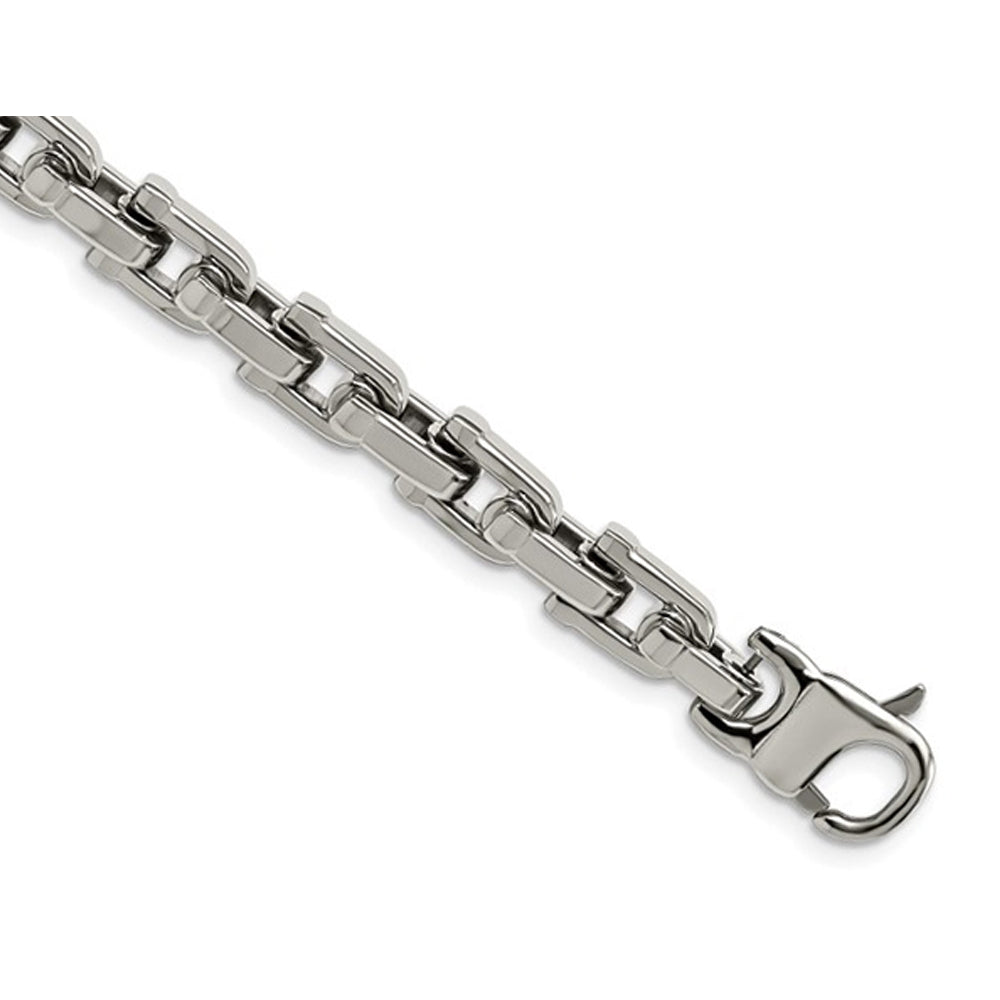 Mens Stainless Steel Bracelet 8.5 Inch Image 3