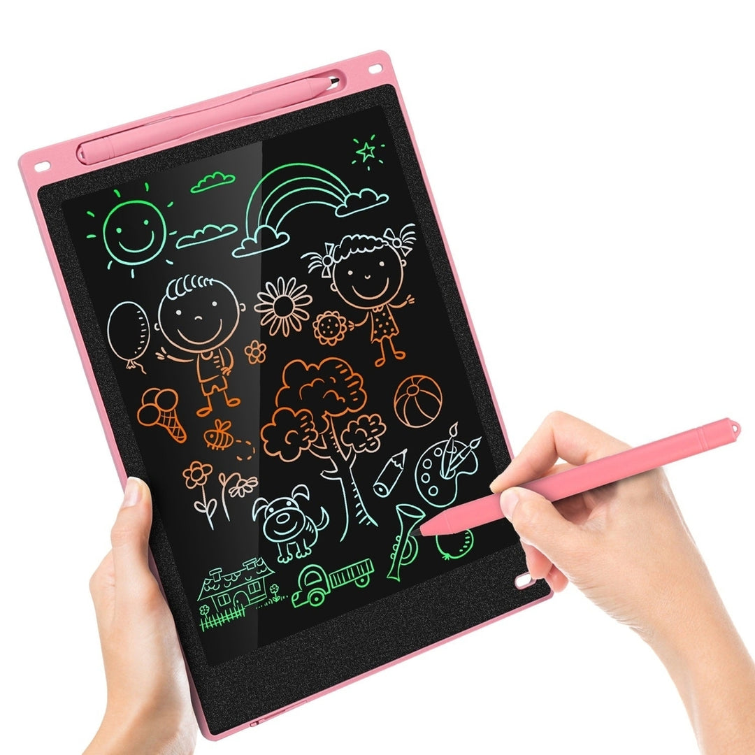 8.5in LCD Writing Tablet Electronic Colorful Graphic Doodle Board Kid Educational Learning Mini Drawing Pad with Lock Image 4