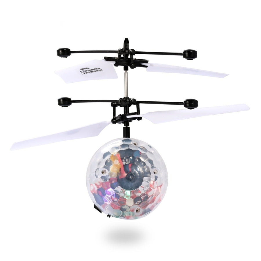 RC Flying Balls Electric Infrared Induction Drone Helicopter Ball LED Light Kids Flying Toy Image 1