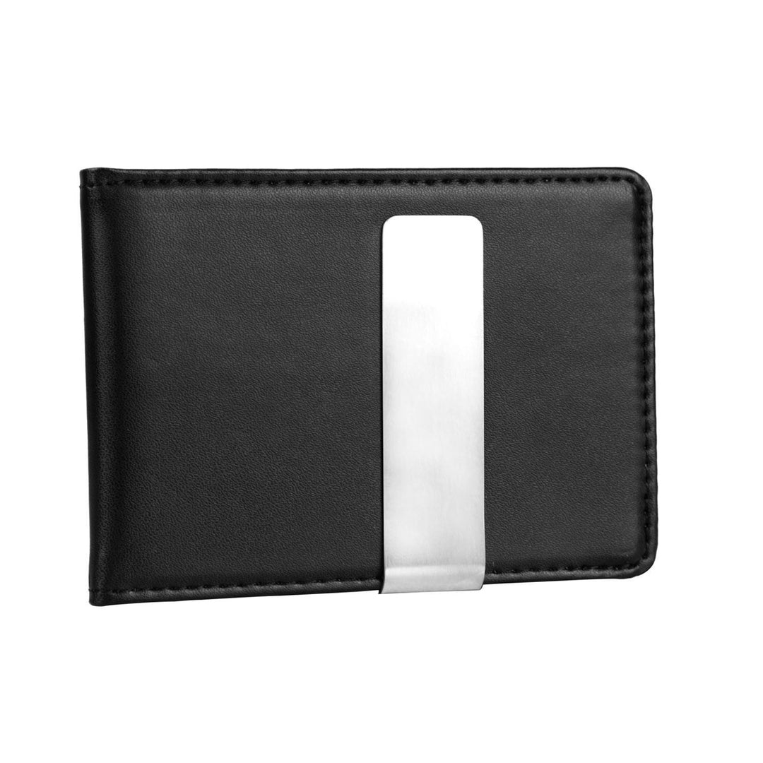 Unisex PU Leather Wallet RFID Blocking Slim Bifold Credit Card Holder with Money Clip Image 10