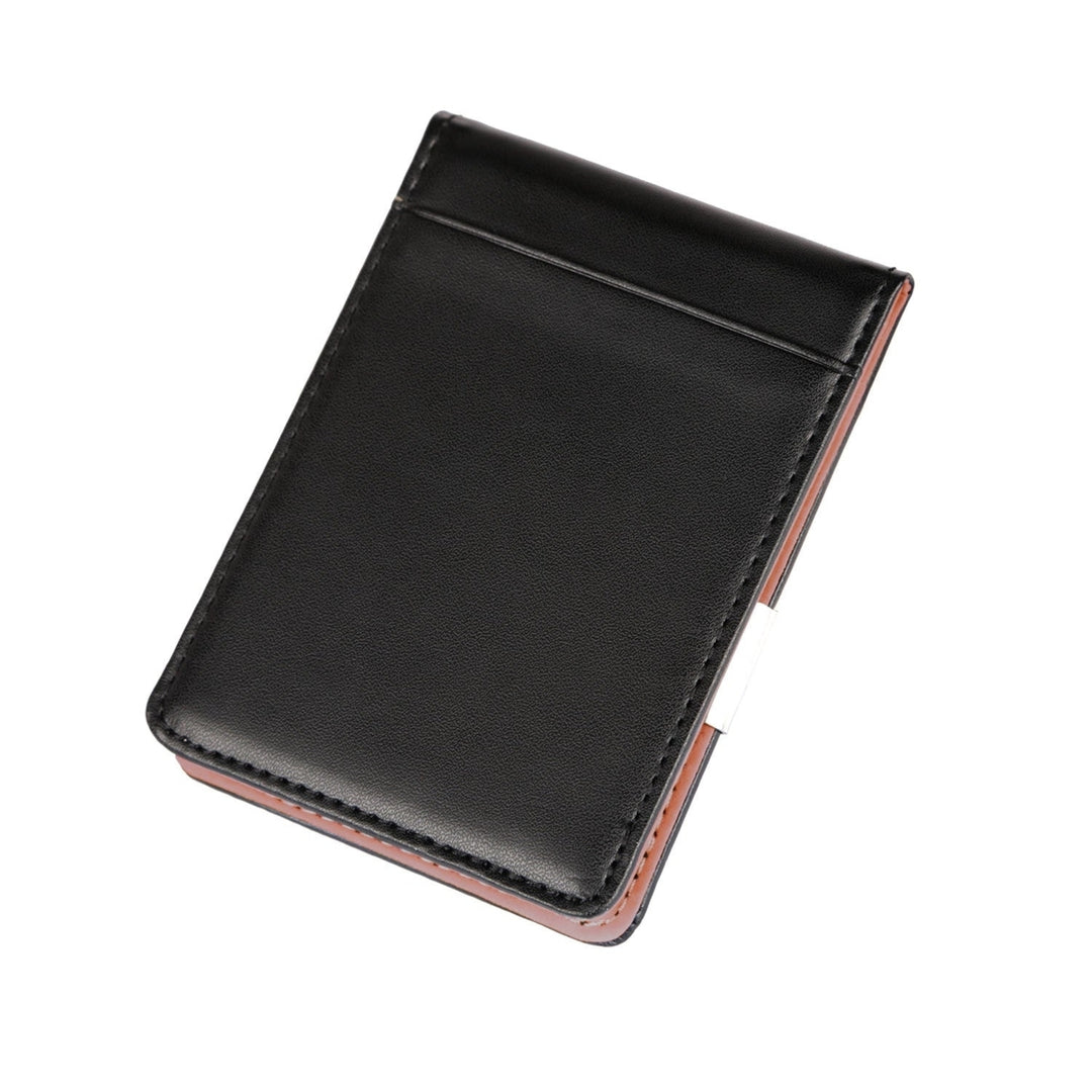 Unisex PU Leather Wallet RFID Blocking Slim Bifold Credit Card Holder with Money Clip Image 12