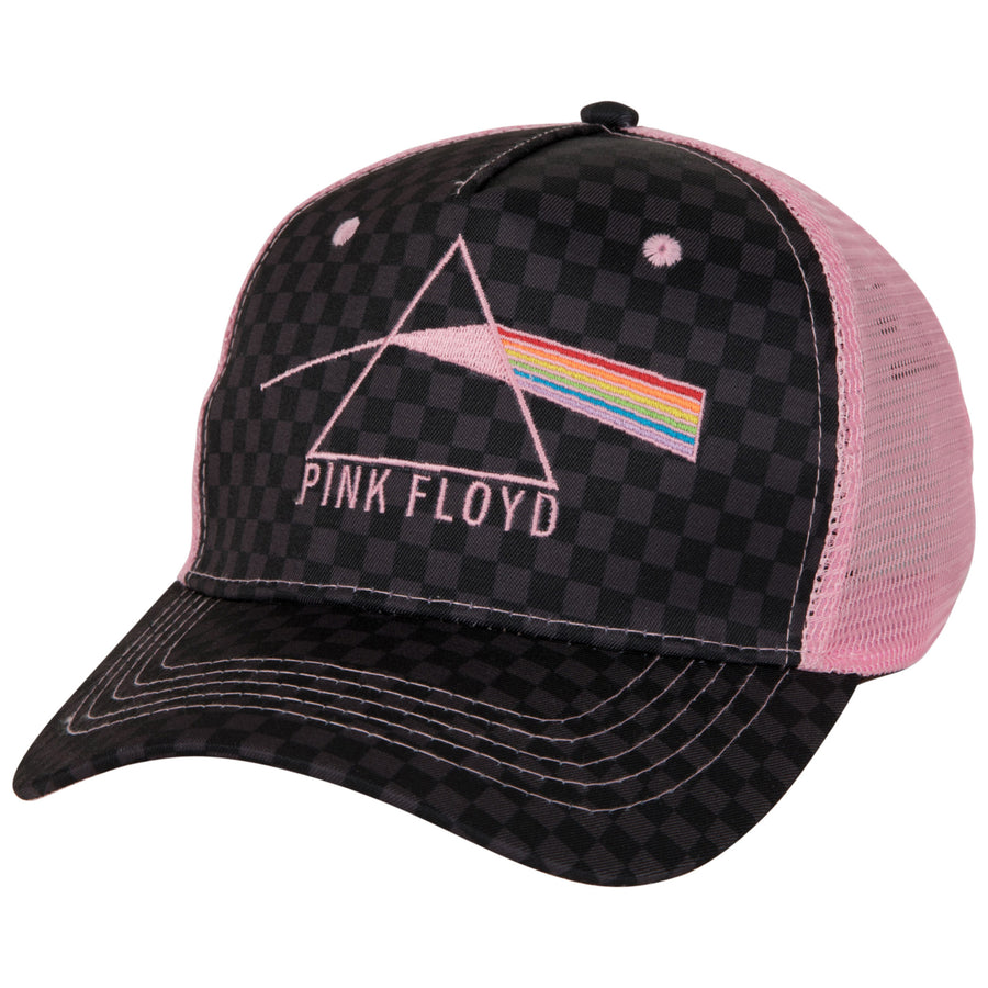 Pink Floyd The Dark Side of The Moon Snapback Trucker Hat Image 1