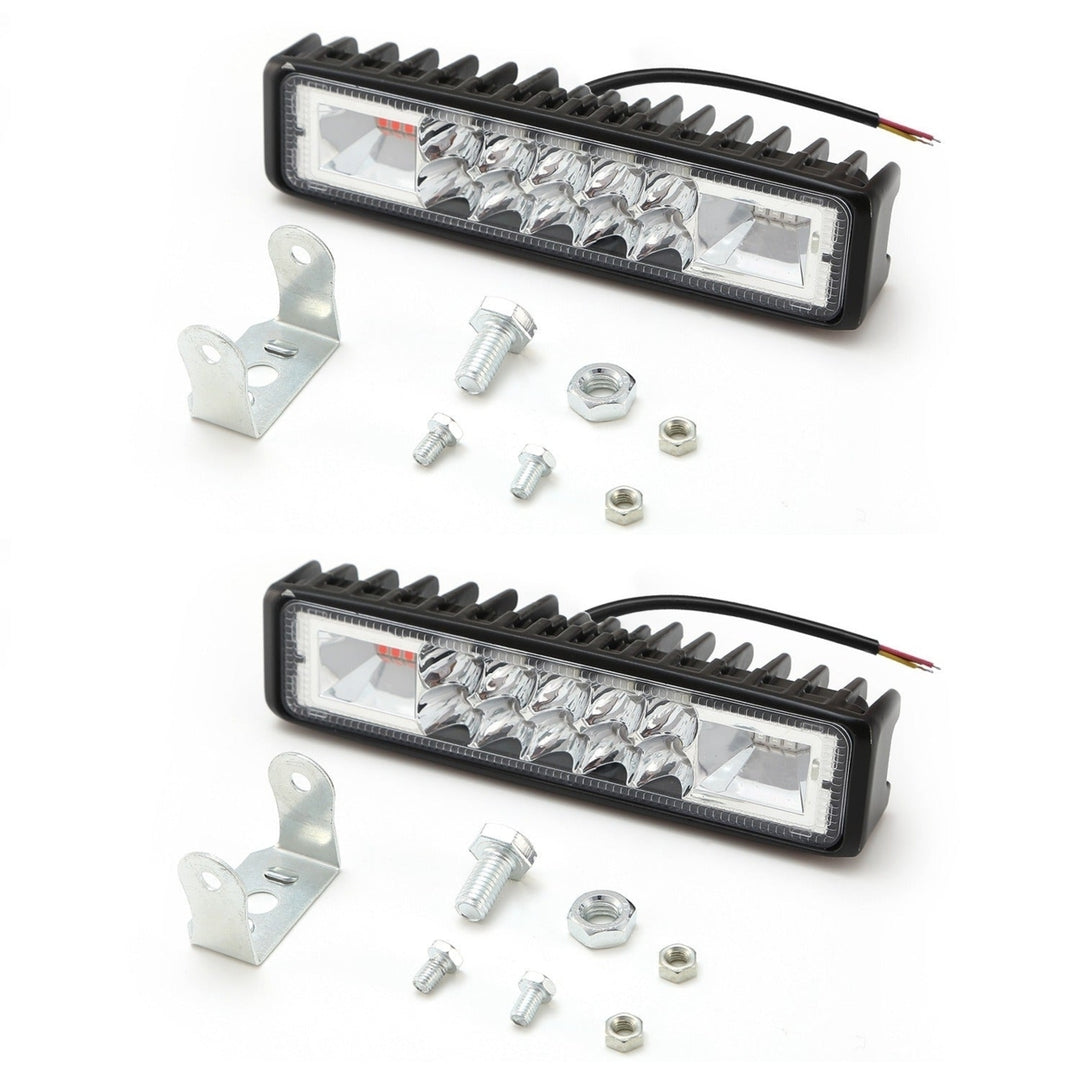 6" LED Light Bar 48W 5000lm Offroad Driving Spot Lights Work Light Pods Image 12