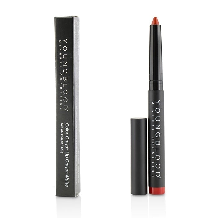 Youngblood Color Crays Matte Lip Crayon -  Rodeo Red 1.4g/0.05oz Image 1