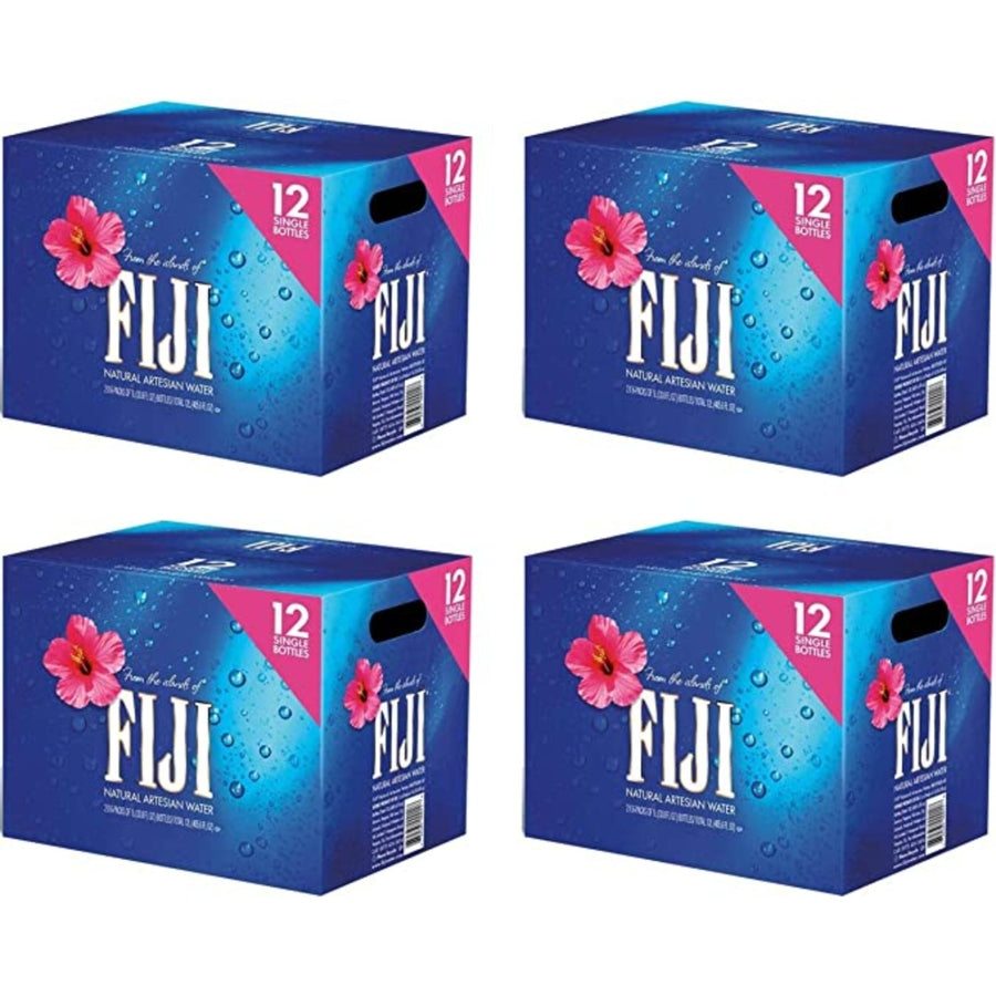 Fiji Natural Artesian Water33.8 Fl Oz (Pack of 12)4 Pack Image 1