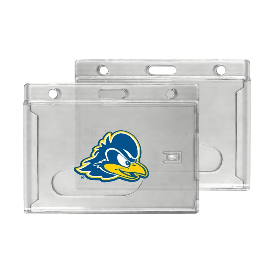 Delaware Blue Hens Officially Licensed Clear View ID Holder - Collegiate Badge Protection Image 1