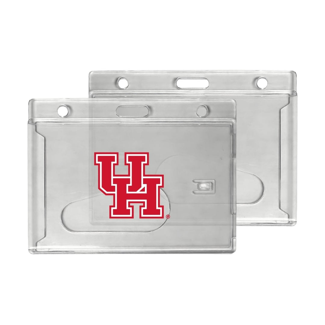 University of Houston Officially Licensed Clear View ID Holder - Collegiate Badge Protection Image 1