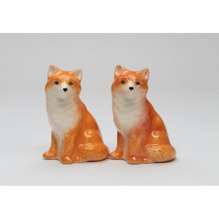Ceramic Fox Salt and Pepper ShakersHome DcorKitchen Dcor, Image 3