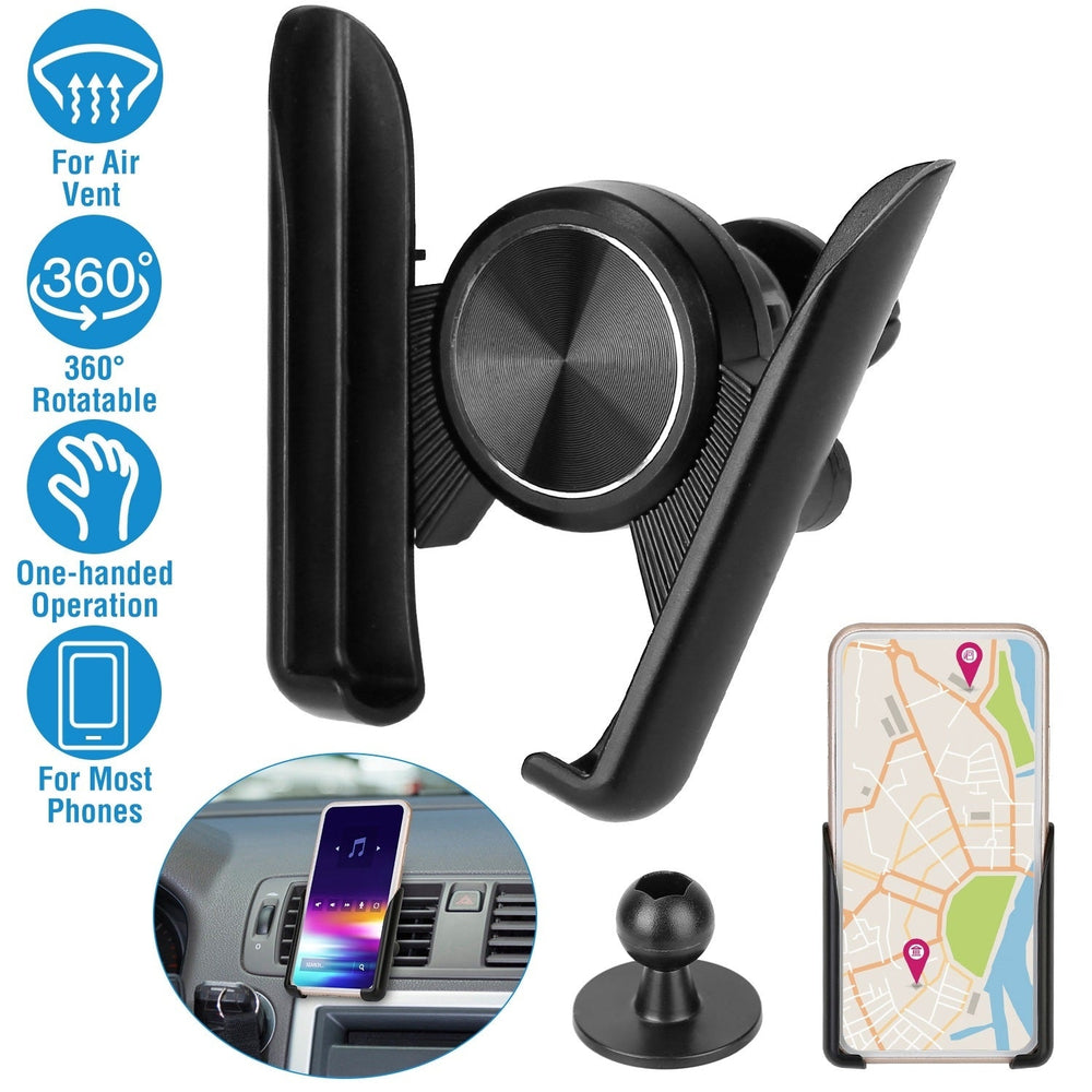 Universal Car Air Vent Phone Mount Car Phone Holder Bracket Cradle Image 2