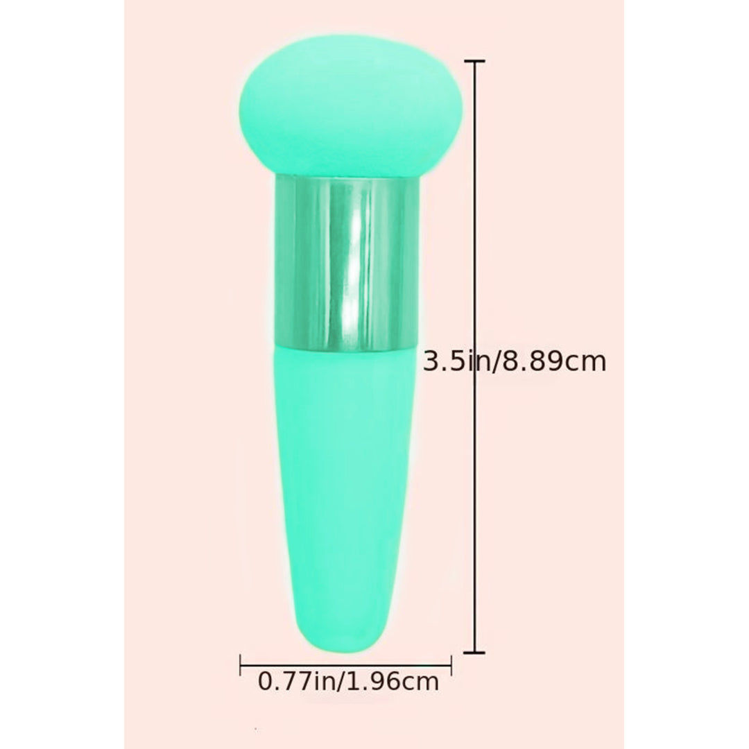 Womens Green 1pc Foundation Makeup Sponge With Handle Image 2