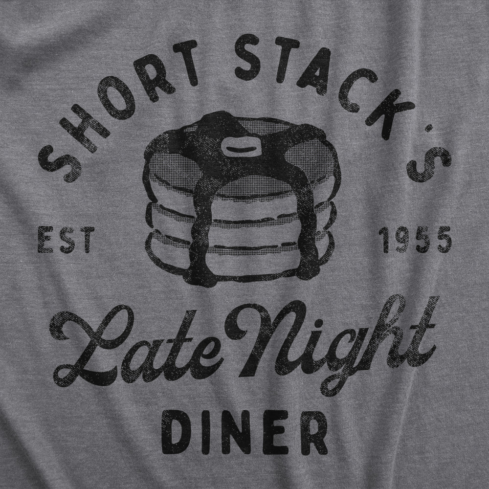 Short Stacks Late Night Diner Baby Bodysuit Funny Breakfast Joke Jumper For Infants Image 2