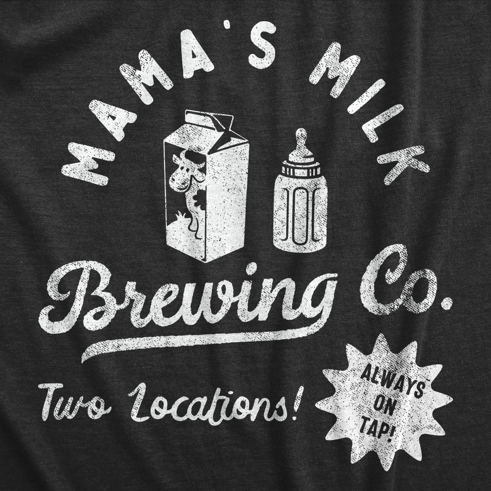 Mamas Milk Brewing Co Baby Bodysuit Funny Breast Feeding Brewery Joke Jumper For Infants Image 2